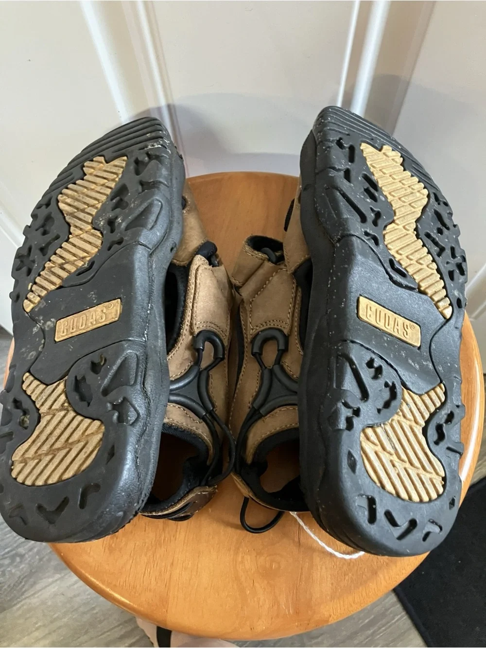 Men’s Brown and Black Outdoor Sandals